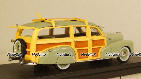 Chevrolet Fleetmaster Woodie Satin Green 1948, GC-045B, Goldvarg 1:43