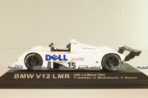 BMW V12 LMR  #15 winner 24h LeMans 1999, white, Altaya 1:43