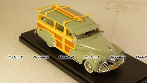 Chevrolet Fleetmaster Woodie Satin Green 1948, GC-045B, Goldvarg 1:43