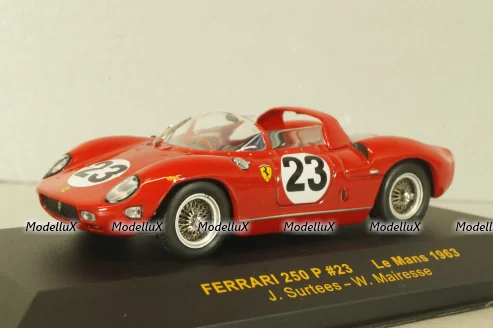 Ferrari 250 P #23 Le Mans 1963, J.Surtees/W.Mairesse, red,  LMC071, IXO 1:43