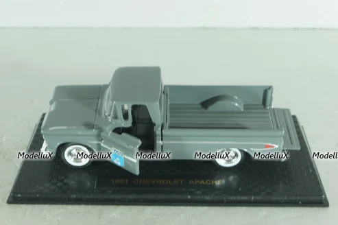 Chevrolet Apache pickup nruck 1961, grey, 68600, Road Champs 1:43