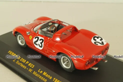 Ferrari 250 P #23 Le Mans 1963, J.Surtees/W.Mairesse, red,  LMC071, IXO 1:43