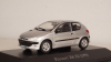 Peugeot 206 XS 1999 silver, Altaya 1:43