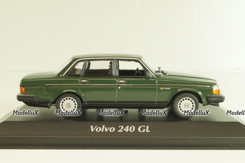 Volvo 240 GL 1986, dark green, 940171404, Maxichamps 1:43