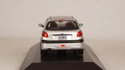 Peugeot 206 XS 1999 silver, Altaya 1:43