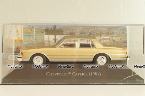 Chevrolet Caprice 1981, gold, Grandes Autos, Altaya 1:43