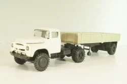 Зил-130В1 с п/п Одаз-885, белый, Декабрь 1991, Электроприбор 1:43