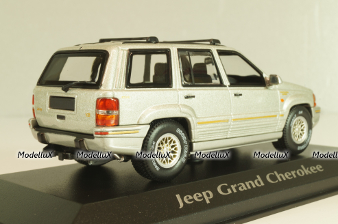 Jeep Grand Cherokee 1995, silver, 940149661, Maxichamps 1:43