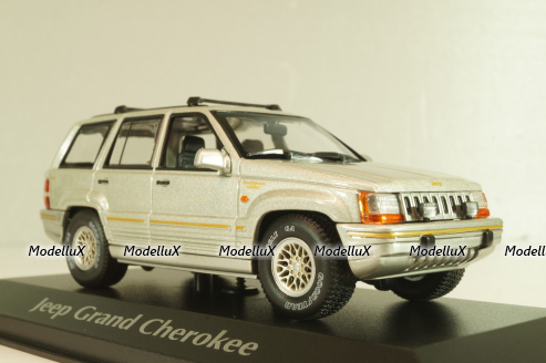Jeep Grand Cherokee 1995, silver, 940149661, Maxichamps 1:43