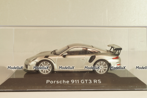 Porsche 911 (991) GT3 RS 2014, silver, Altaya 1:43