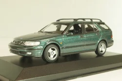 SAAB 9-5 break 1999, dark green metallic, 940170811, Maxichamps 1:43