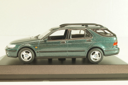 SAAB 9-5 break 1999, dark green metallic, 940170811, Maxichamps 1:43