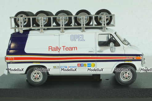 GMC Vandura Rothmans Opel Rally Team, Rally Assistance №46 1:43