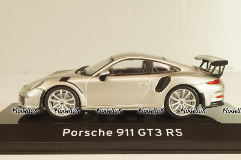 Porsche 911 (991) GT3 RS 2014, silver, Altaya 1:43