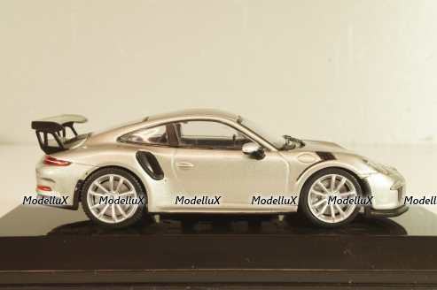 Porsche 911 (991) GT3 RS 2014, silver, Altaya 1:43