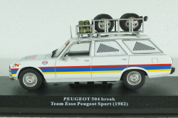 Peugeot 504 Break Team ESSO Peugeot, Rally Assistance №48 1:43