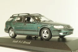 SAAB 9-5 break 1999, dark green metallic, 940170811, Maxichamps 1:43