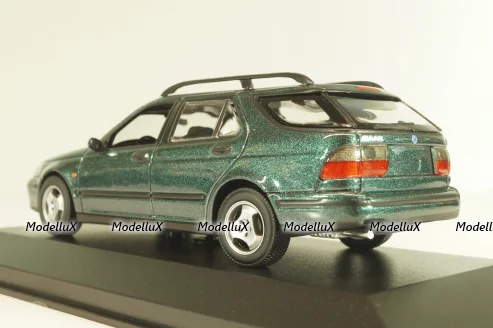SAAB 9-5 break 1999, dark green metallic, 940170811, Maxichamps 1:43