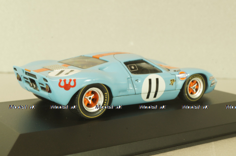 Ford GT40 #11 Le Mans 1968 J.Oliver/B.Muir, blue,  LMC027, IXO 1:43