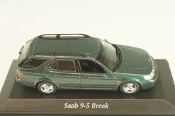SAAB 9-5 break 1999, dark green metallic, 940170811, Maxichamps 1:43