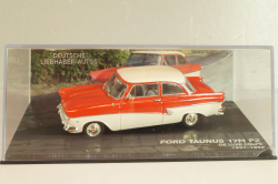 Ford Taunus 17M (P2) De luxe coupe 1957, red/white, Deutsche Liebhaber-Autos, Altaya 1:43