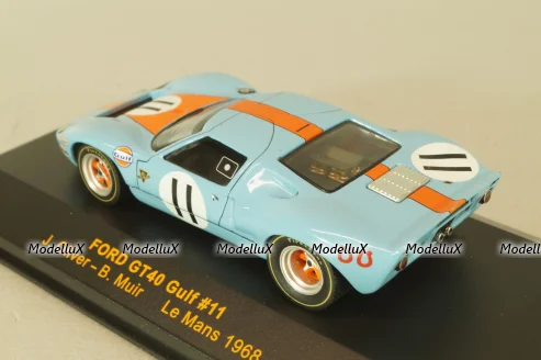 Ford GT40 #11 Le Mans 1968 J.Oliver/B.Muir, blue,  LMC027, IXO 1:43