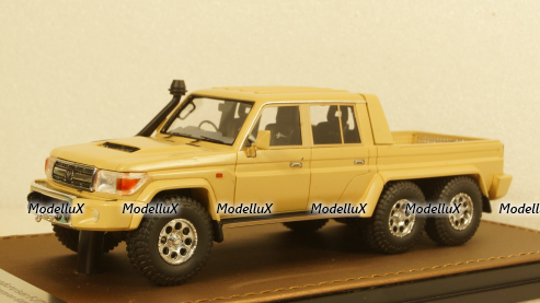 Toyota Land Cruiser FJ79 MDT Southern Scorpion 6X6 Beige 2014, GLM Models 1:43