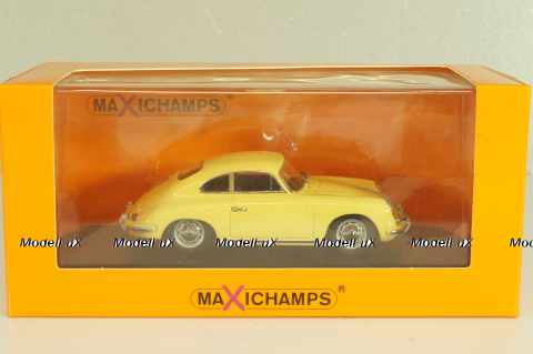 Porsche 356 B Coupe 1961, yellow, 940064300, Maxichamps 1:43