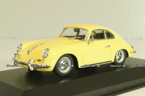 Porsche 356 B Coupe 1961, yellow, 940064300, Maxichamps 1:43