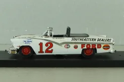Ford Fairlane 1956, Joe Weatherley, NASCAR, white, 1006, Quartzo 1:43