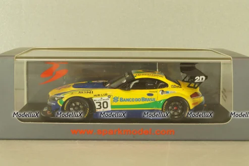 BMW Z4 (E89) team Brasil #30 Blancpain 2014, yellow, SP050, Spark 1:43