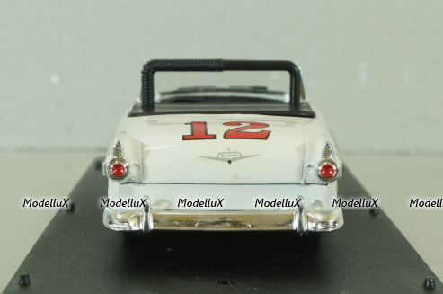 Ford Fairlane 1956, Joe Weatherley, NASCAR, white, 1006, Quartzo 1:43