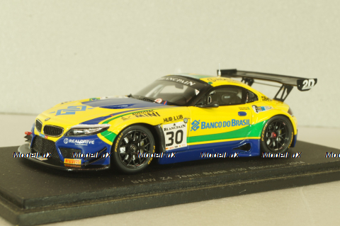 BMW Z4 (E89) team Brasil #30 Blancpain 2014, yellow, SP050, Spark 1:43