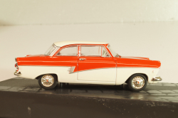 Ford Taunus 17M (P2) De luxe coupe 1957, red/white, Deutsche Liebhaber-Autos, Altaya 1:43