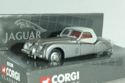 Jaguar XK 120 soft top 1948, grey, 03001, Corgi 1:43