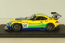 BMW Z4 (E89) team Brasil #30 Blancpain 2014, yellow, SP050, Spark 1:43