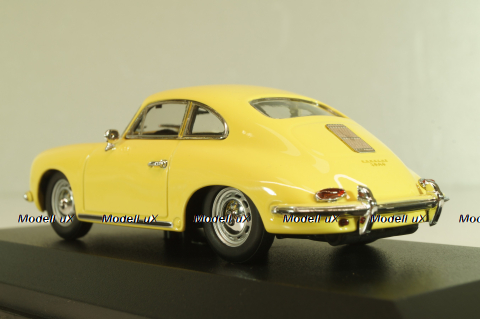 Porsche 356 B Coupe 1961, yellow, 940064300, Maxichamps 1:43