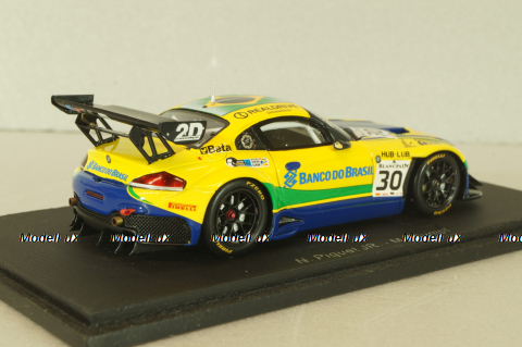 BMW Z4 (E89) team Brasil #30 Blancpain 2014, yellow, SP050, Spark 1:43