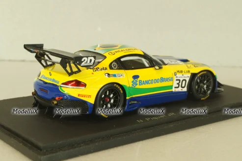 BMW Z4 (E89) team Brasil #30 Blancpain 2014, yellow, SP050, Spark 1:43