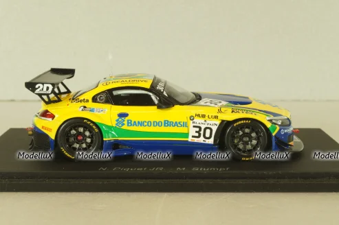 BMW Z4 (E89) team Brasil #30 Blancpain 2014, yellow, SP050, Spark 1:43