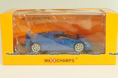 Bugatti EB 110 1994, blue, 940102110, Maxichamps 1:43