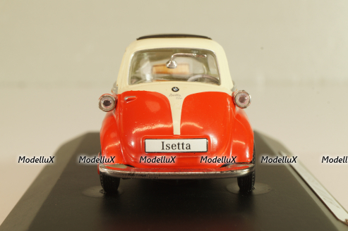 BMW Isetta 1955, red/cream, 7129108, Atlas 1:43