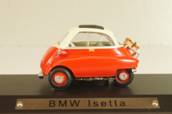 BMW Isetta 1955, red/cream, 7129108, Atlas 1:43