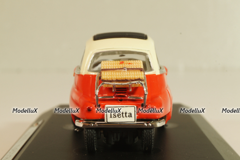 BMW Isetta 1955, red/cream, 7129108, Atlas 1:43
