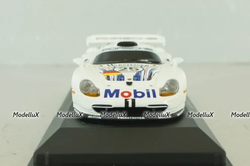 Porsche 911 (996) GT1 ,white, Minichamps 1:43