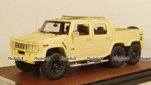 Hummer H2 SUT6 pickup 6x6 2012, beige, GLM171002, GLM Models 1:43