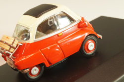 BMW Isetta 1955, red/cream, 7129108, Atlas 1:43