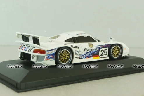Porsche 911 (996) GT1 ,white, Minichamps 1:43