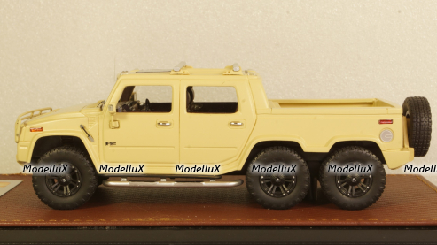 Hummer H2 SUT6 pickup 6x6 2012, beige, GLM171002, GLM Models 1:43