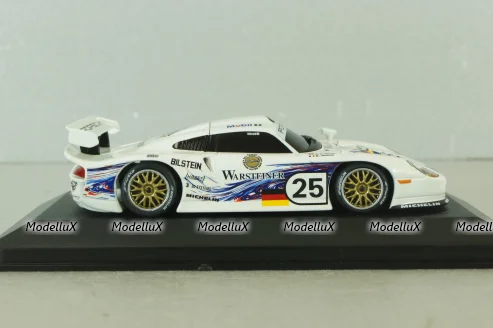 Porsche 911 (996) GT1 ,white, Minichamps 1:43